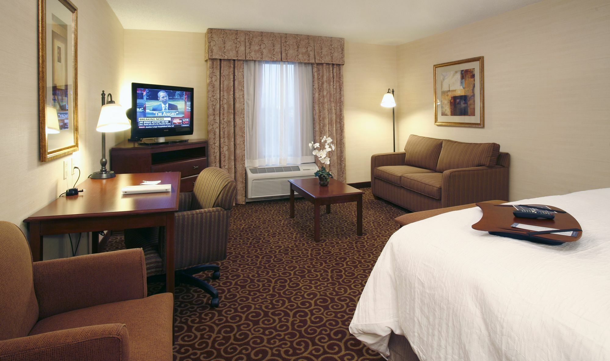 Hampton Inn Springfield South Enfield Room photo